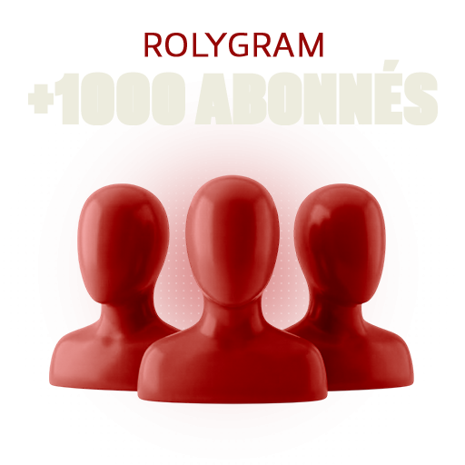 1000 Abonnés Rolygram