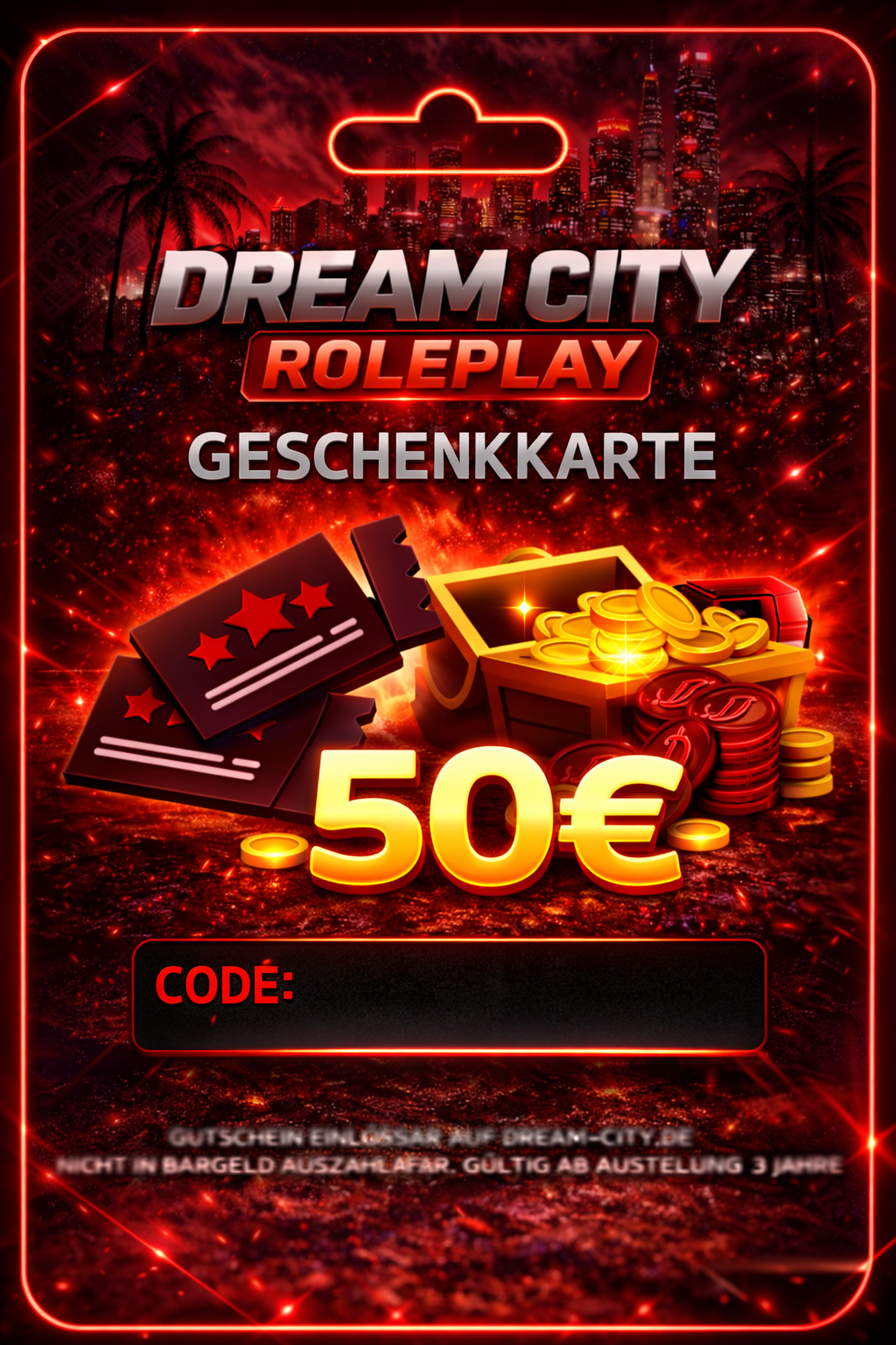 Geschenkkarte 50€