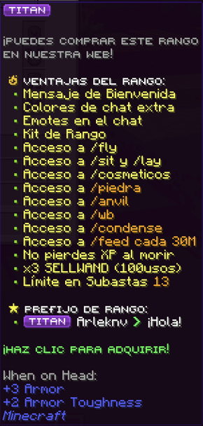 RANGO TITAN 1 MES