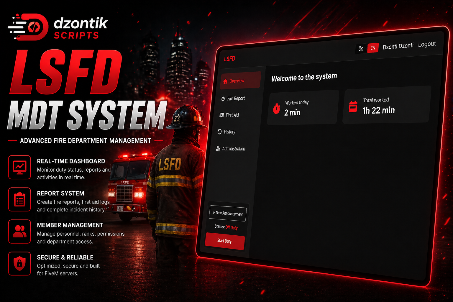 LSFD Tablet - ESX - EN/CZ