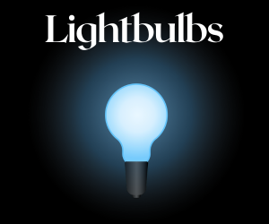 10 stacks of LightBulbs
