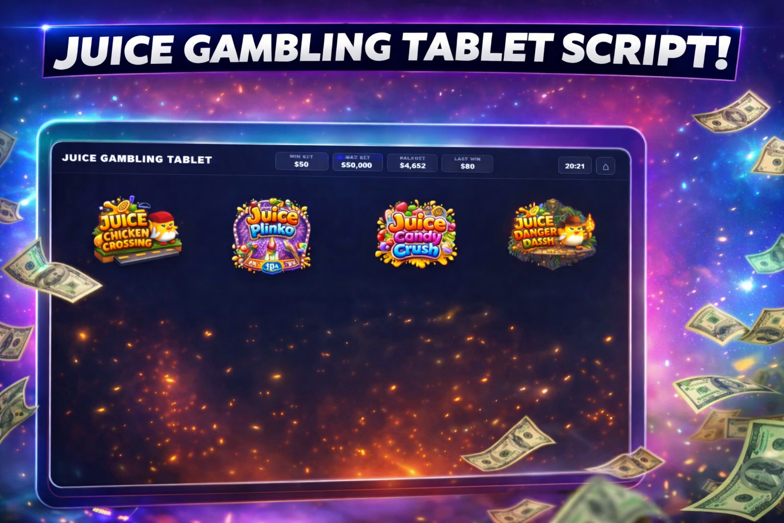 🎰 Juices Gambling Tablet ( ESX , QB & QBX )