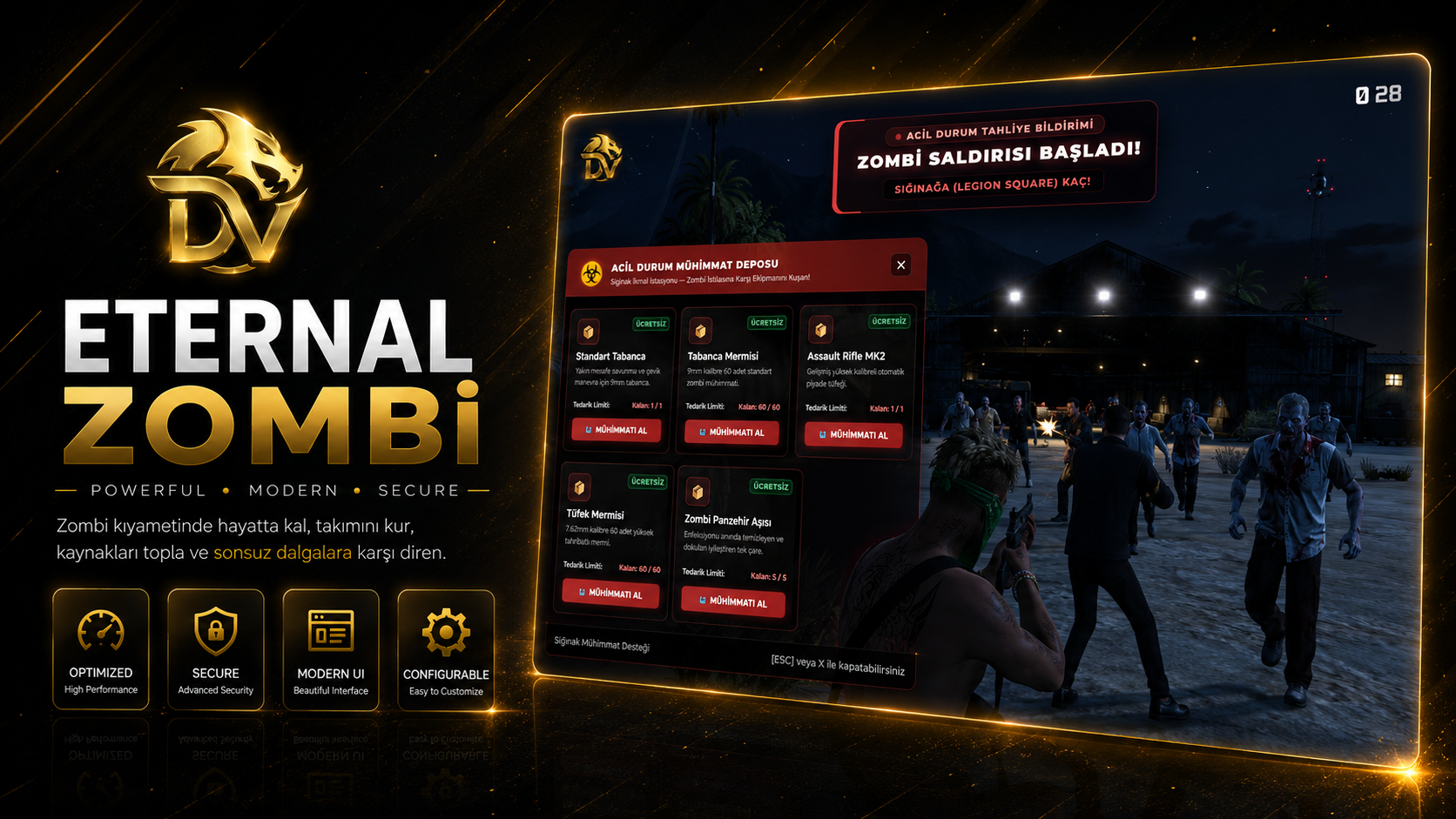 Eternal Zombie: Advanced Infection & Survival Event System