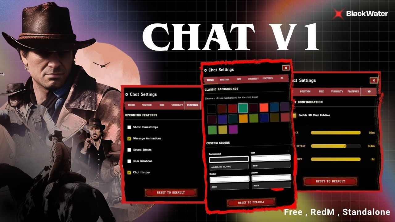 BW Chat v1 — Ultimate Chat System | RedM Script | FREE