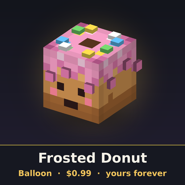 Frosted Donut Balloon