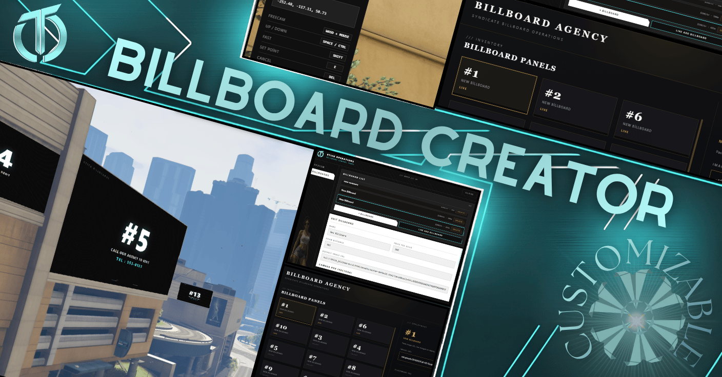 BILLBOARD CREATOR [QB-QBX-ESX] [OPENSOURCE]