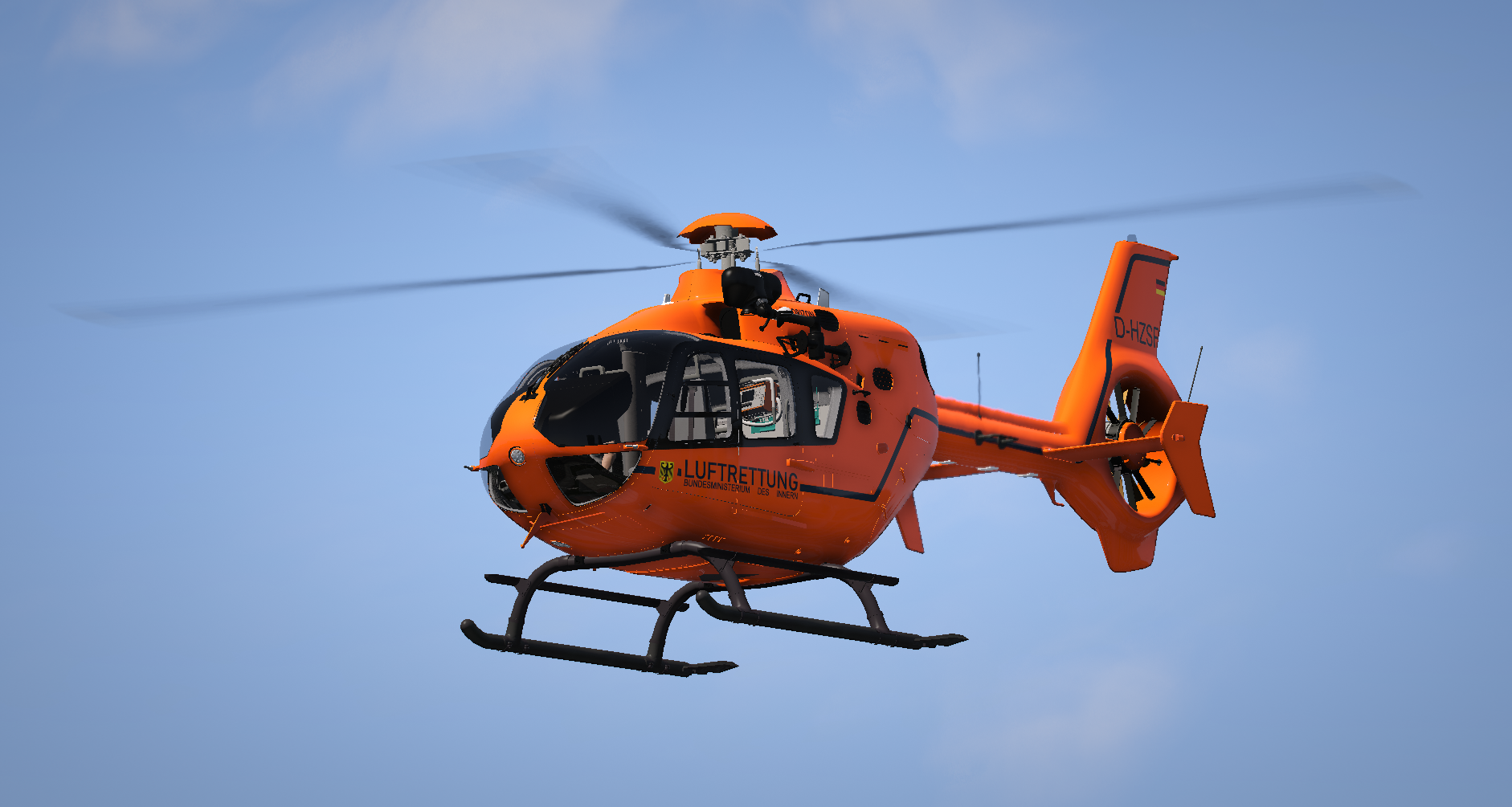 HM EC135 low skid S