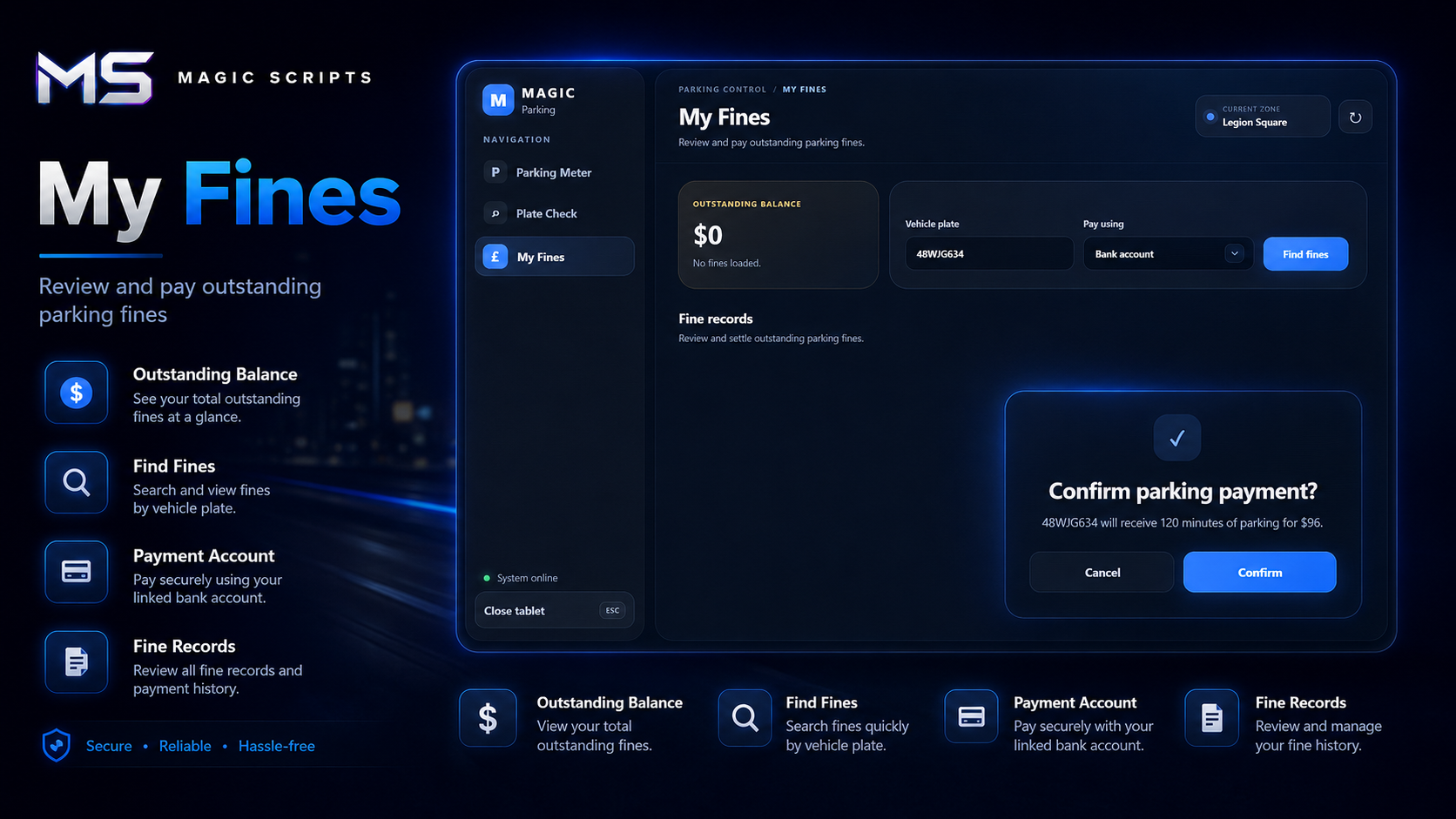 Magic Parking Meter – FiveM Parking & Enforcement System