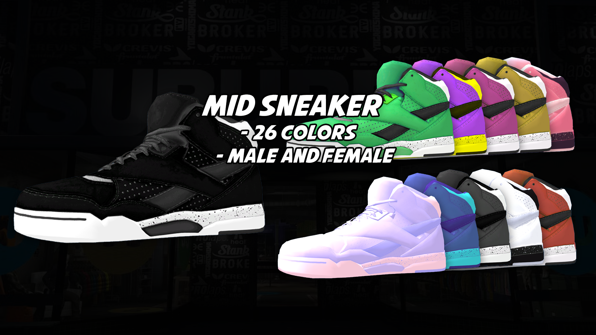 Mid Top Sneaker