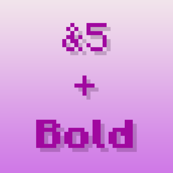Bold Purple Name Color Change