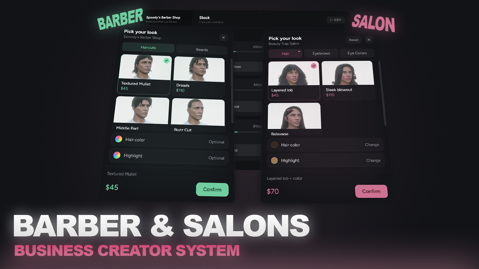Barbershops & Salon
