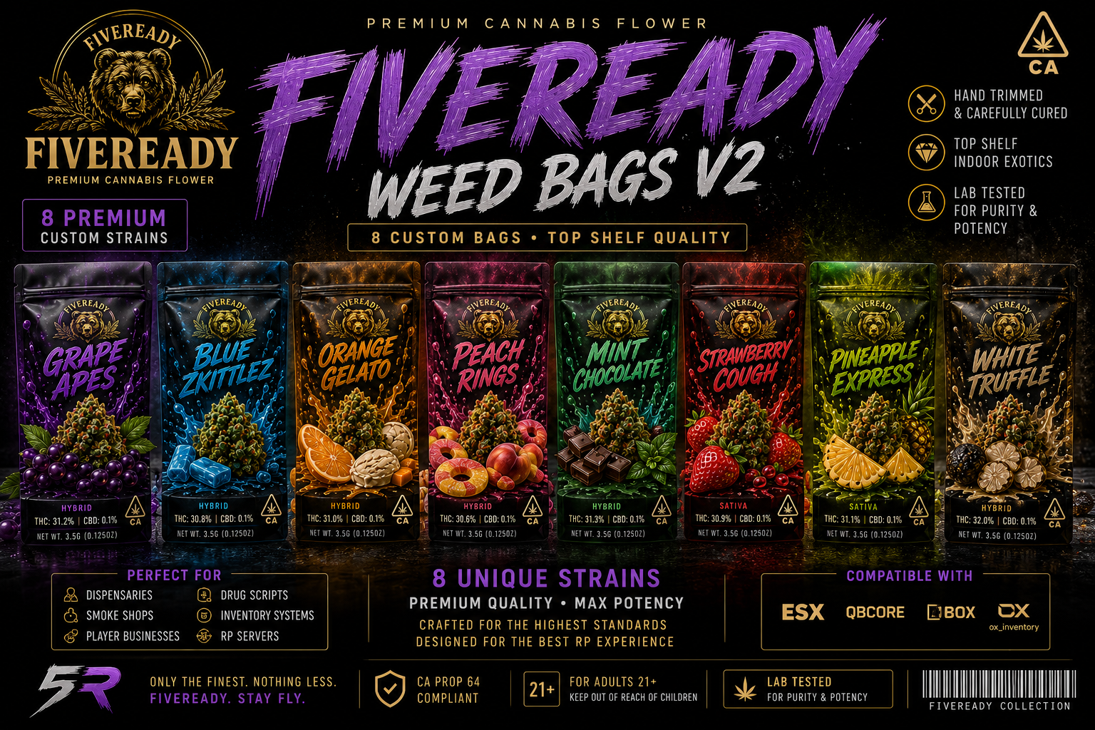 Weed Bags Pack V2