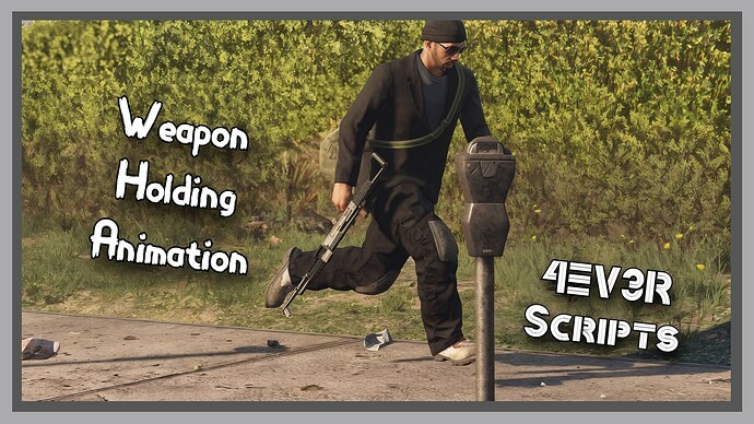 Weapon Holding Animation