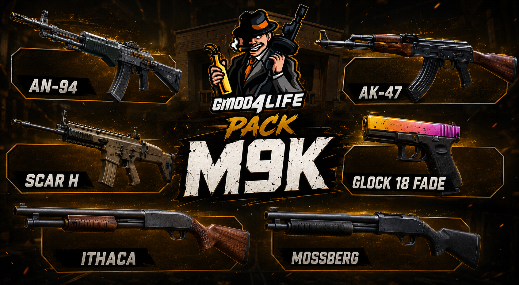 🔥 Pack M9K (6armes) OG