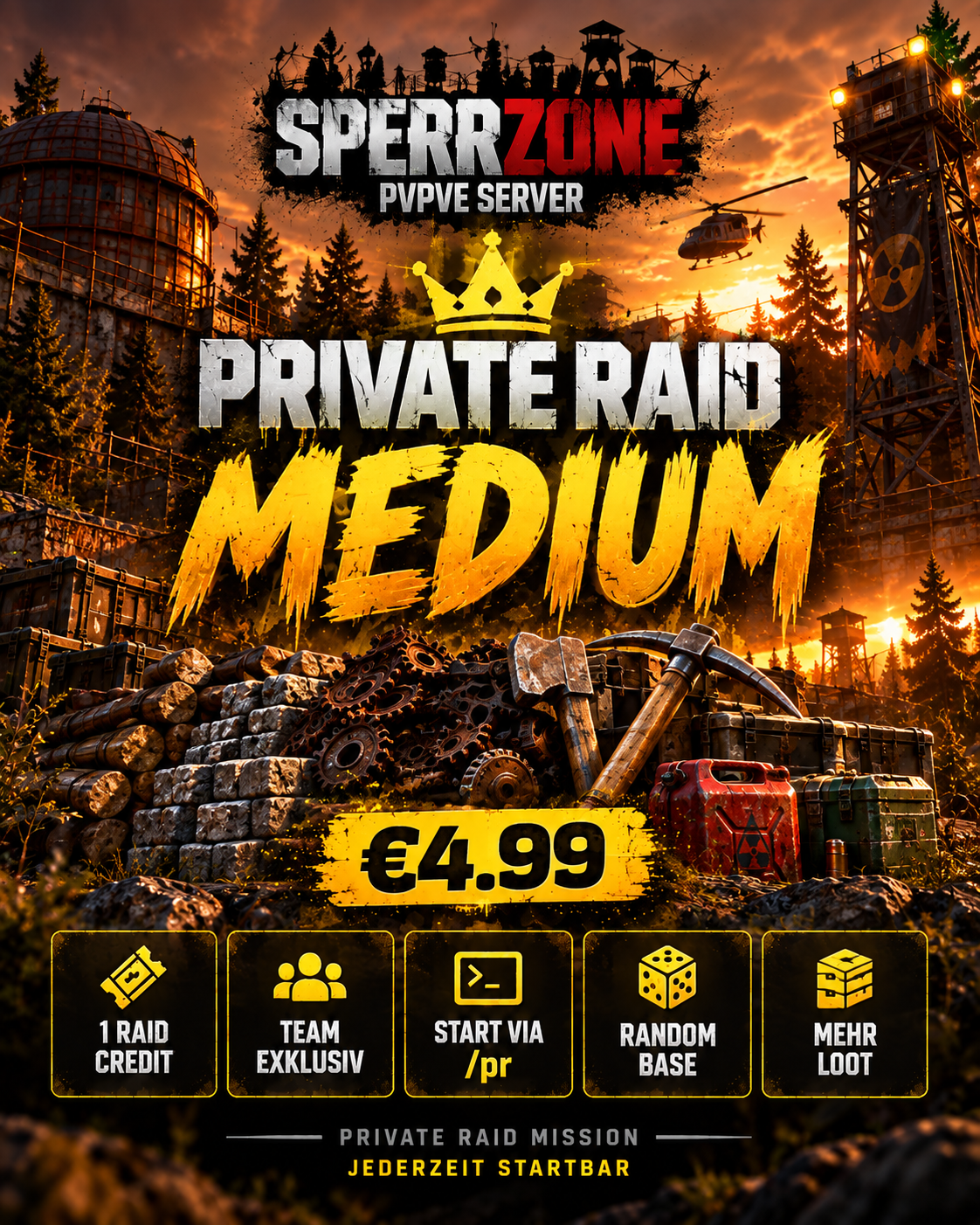 PRIVATE RAID – MEDIUM