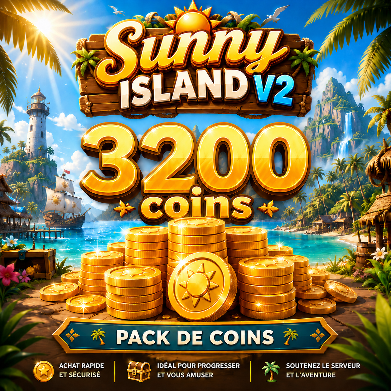 3000 COINS + 200 COINS