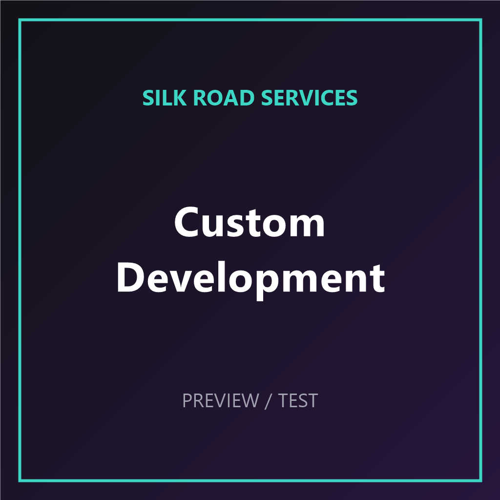 [TEST] Custom Development – Deposit