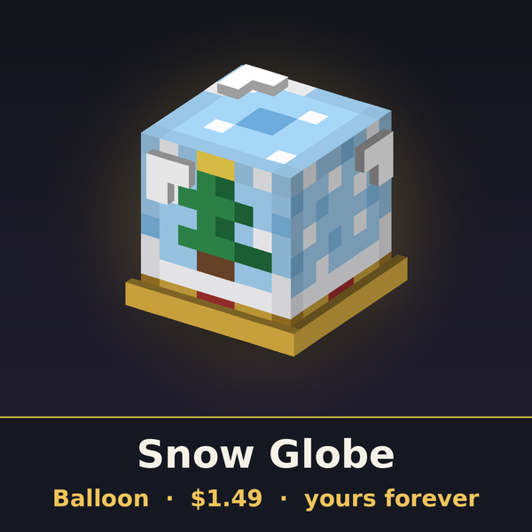 Snow Globe Balloon