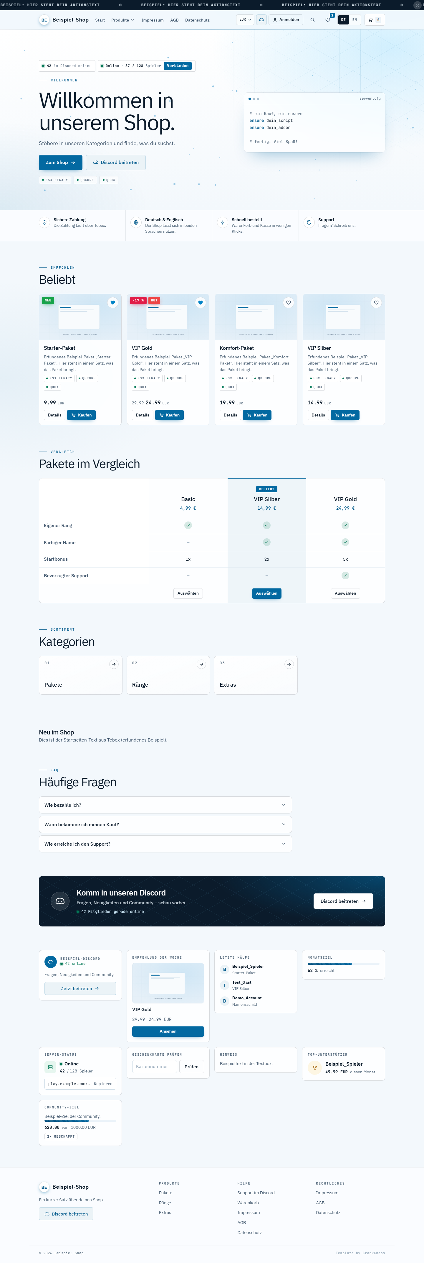 CrankChaos Tebex Template · Frost – Bild 5