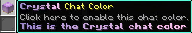 Crystal Chat Color