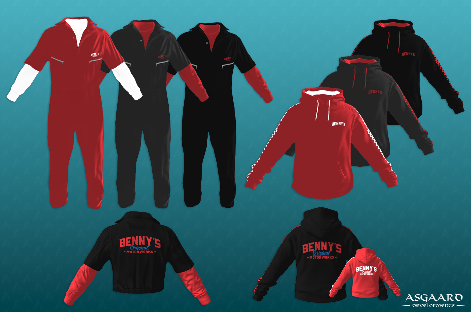 Benny's Motorworks Clothing Pack