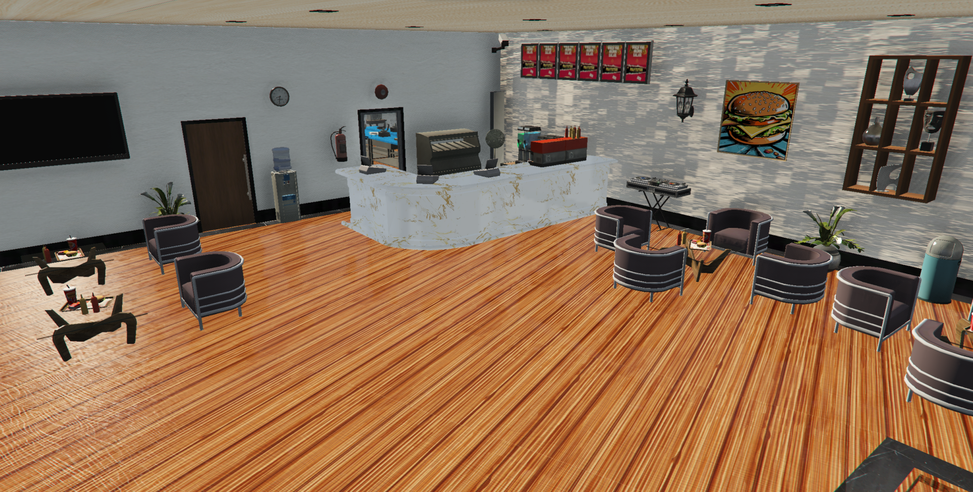 Grill & Thrill Realistic Food Business