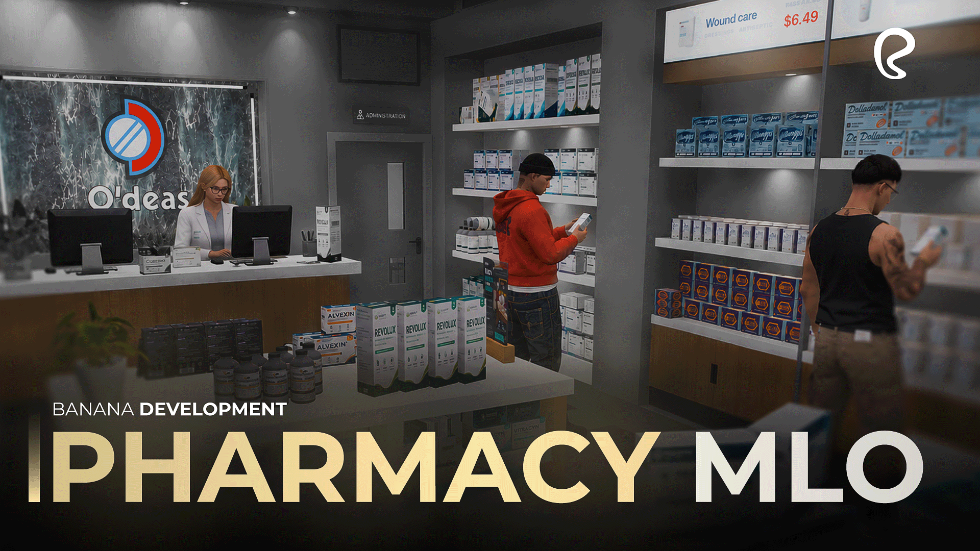 [New Pharmacy mlo V2] PHARMACY MLO EXTERIORS INTERIOR {ESCROW}