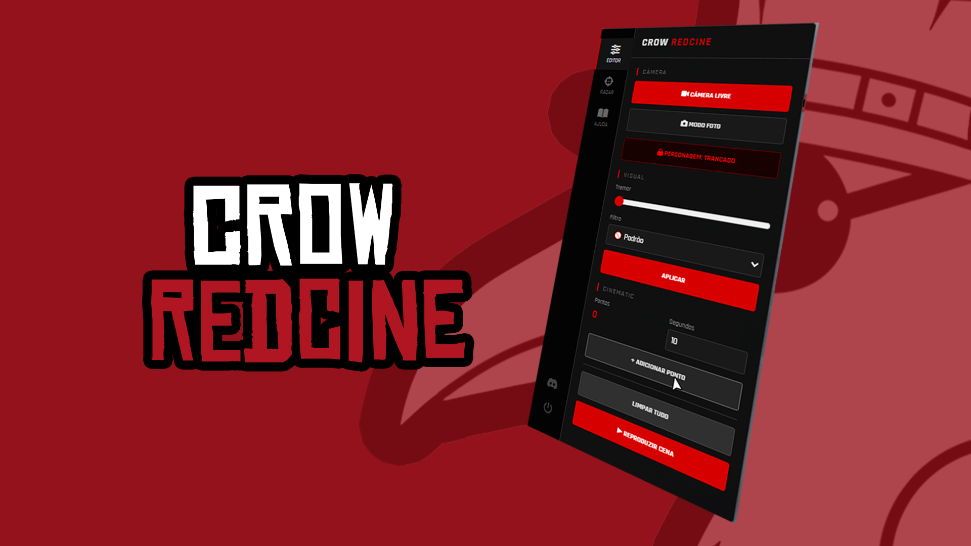 [Free] [VORP] Crow RedCine | Advanced Cinematic Tool