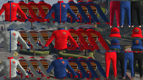 Burger Shirts Bundle (Male + Female)