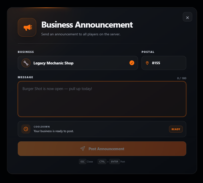 Job Announcement