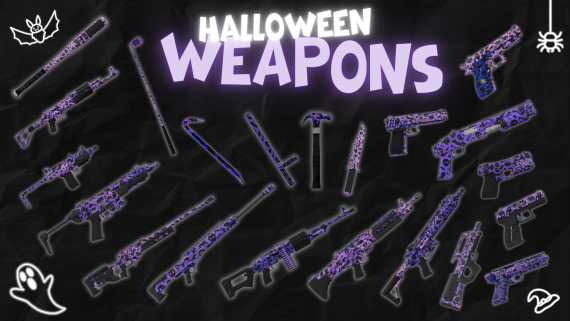 Halloween Weapons Pack  (Addon Pack)