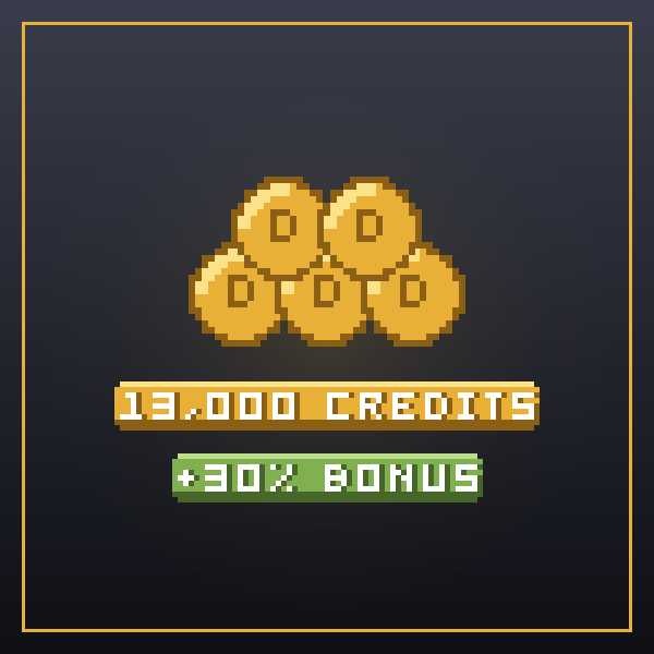 13,000 Dynasty Credits