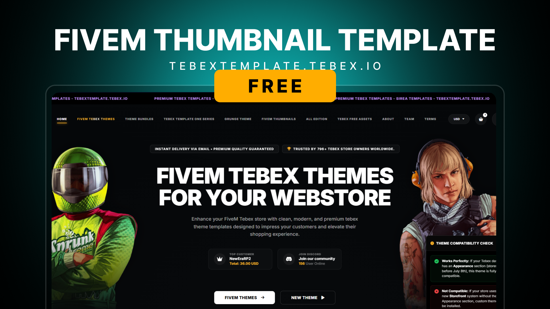 [FREE] TEBEX TEMPLATE THUMBNAIL TEMPLATE