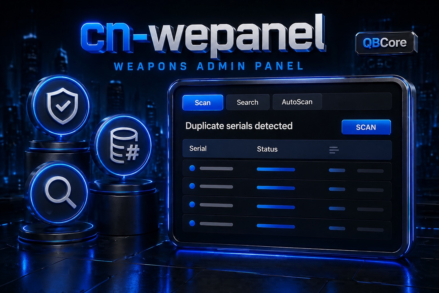 Weapons Admin Panel (QBCore)