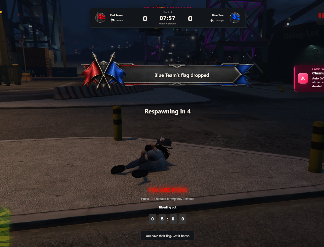 Sleezy Development • Advanced Capture the Flag System (ESX, QBCore, QBOX & Standalone)