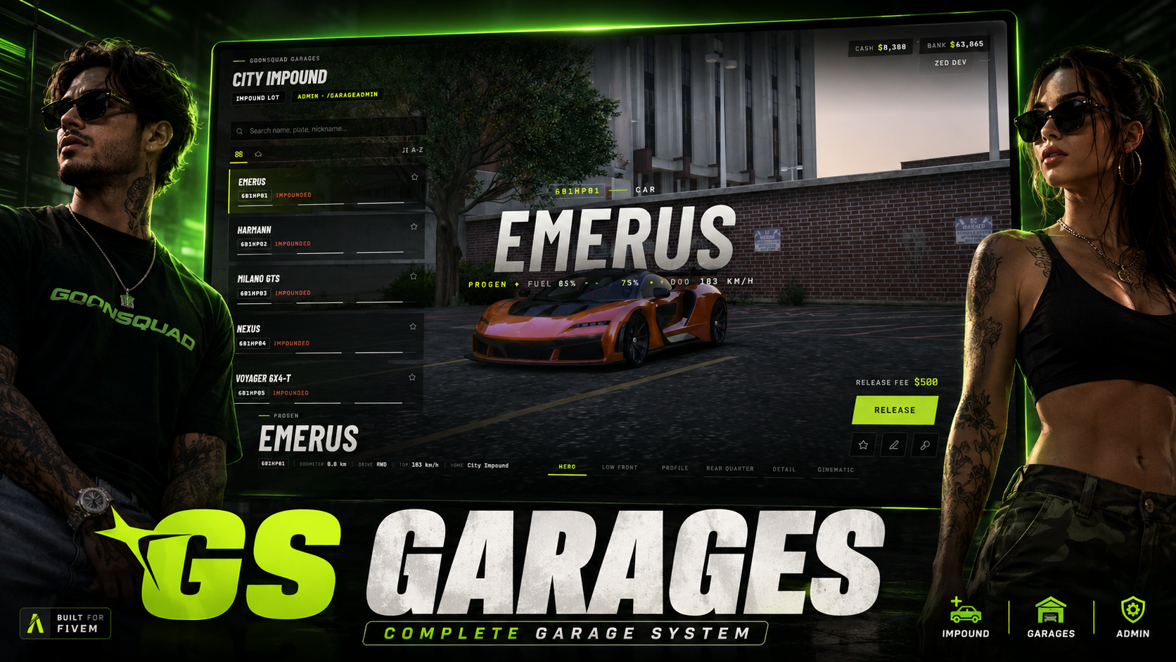 Goonsquad Garages | OPEN SOURCE | SOURCE CODE