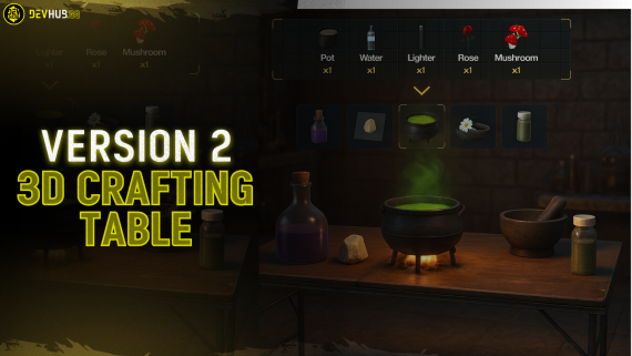3D CRAFTING TABLE V2