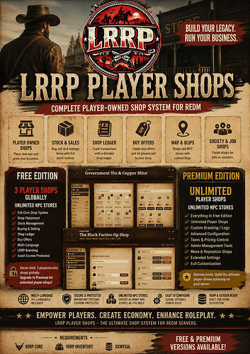 Free Player Shops