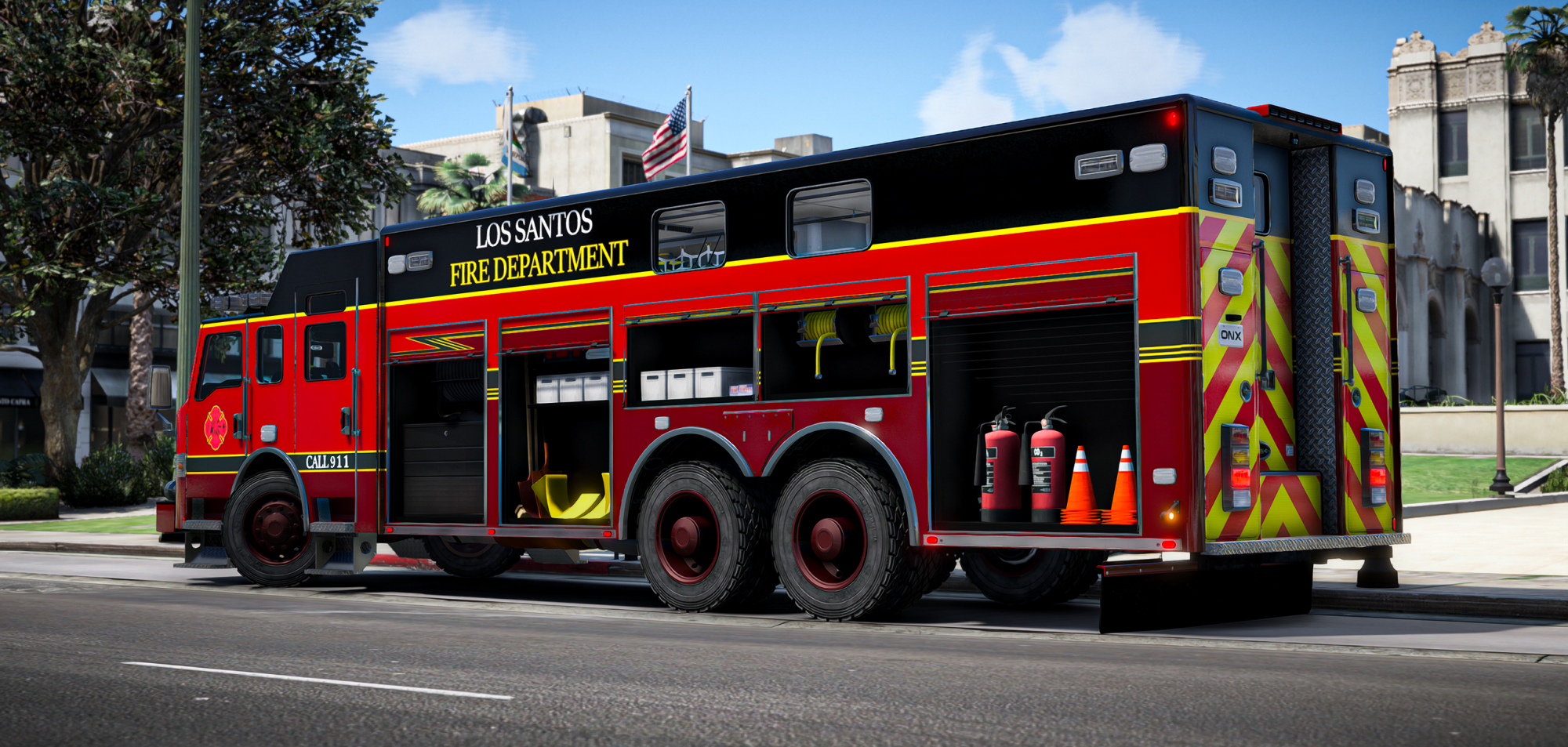 Spear Impulse Rescue Walk-In Fire Truck