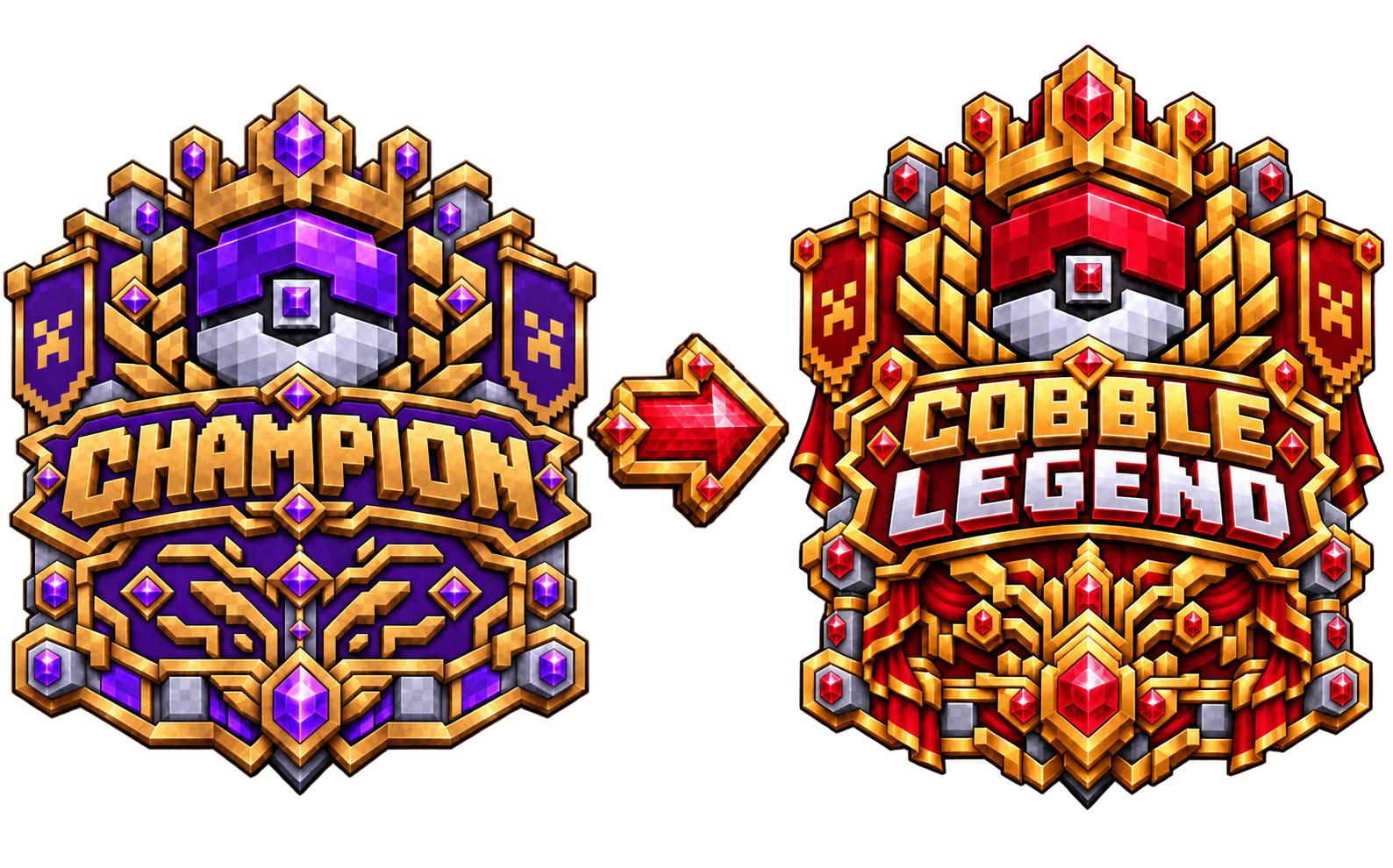 Champion To Cobble Legend Upgrade