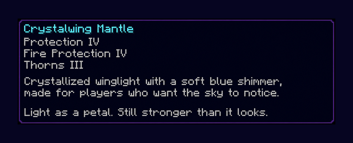 Crystalwing Mantle