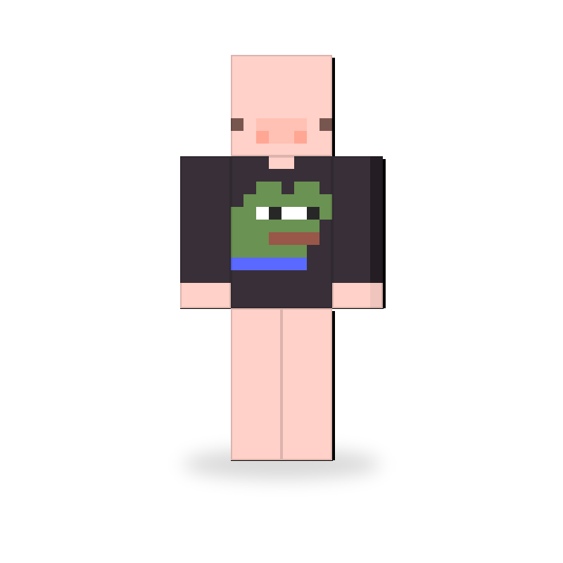 Pig With Frog Shirt Skin