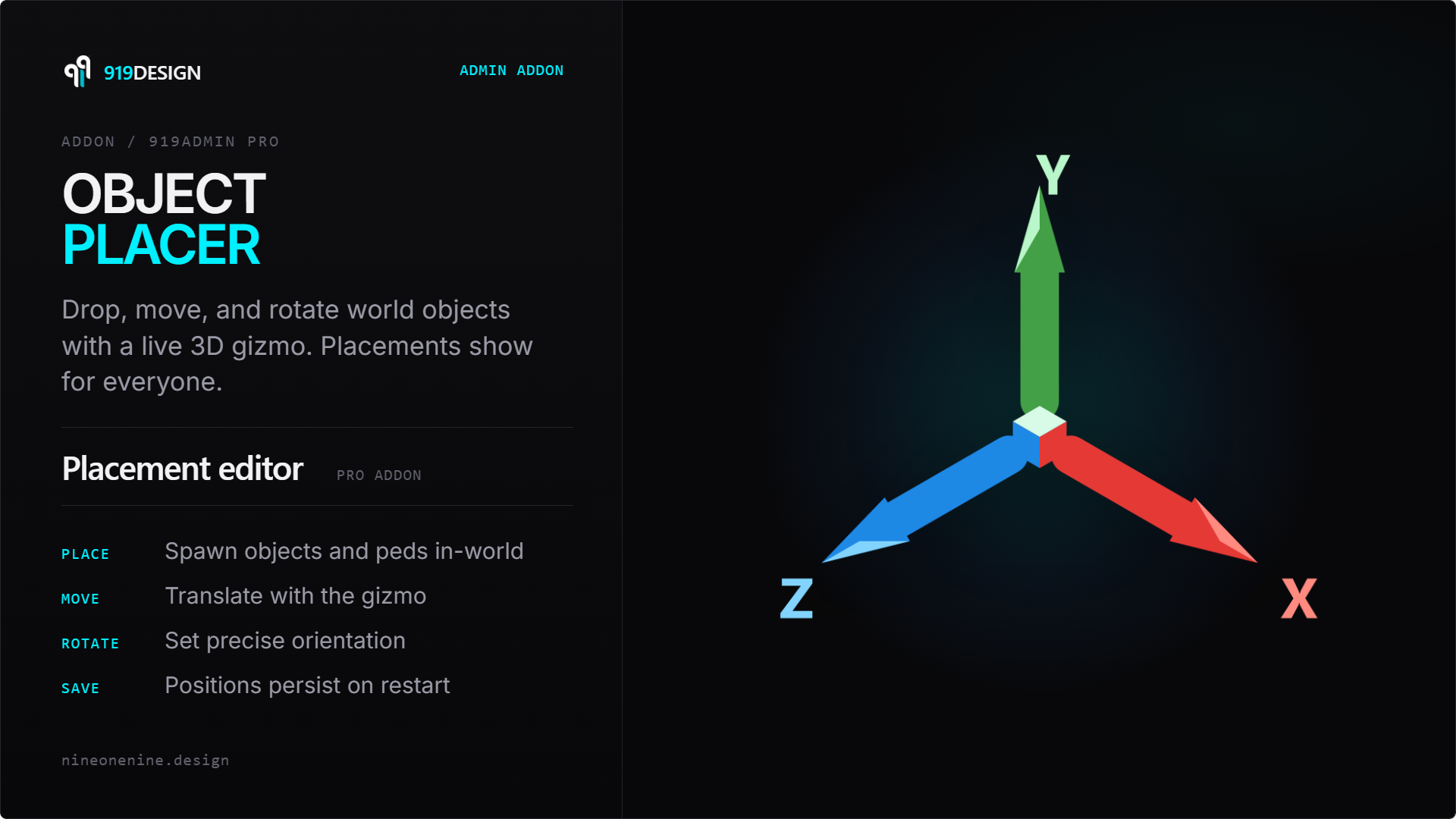 OBJECT PLACER ADDON