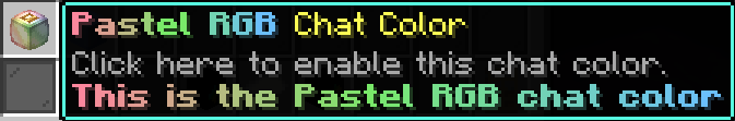 Pastel RGB Chat Color