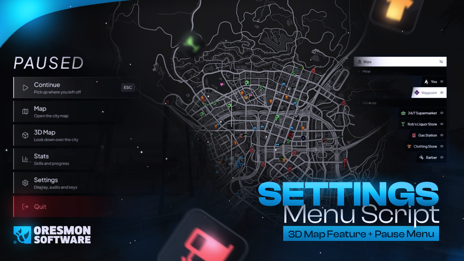 0R-Settings Menu  (GTA V Settings Menu Redesign) Open Source | 0res