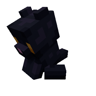 Black Cat Plushie — cosmetic Plushies item on the NovaVoid Cat Civilization Minecraft server