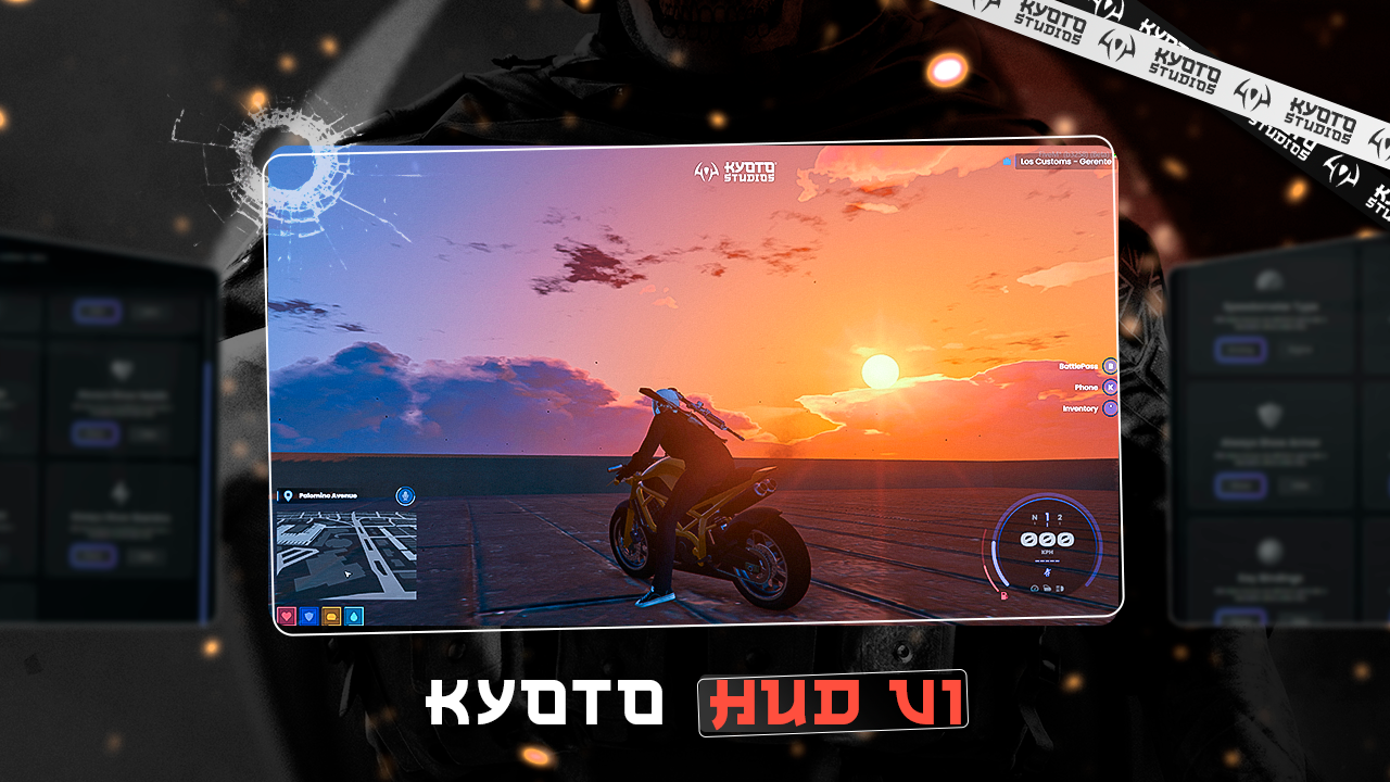 Kyoto Hud V1 (High Customization and more features)