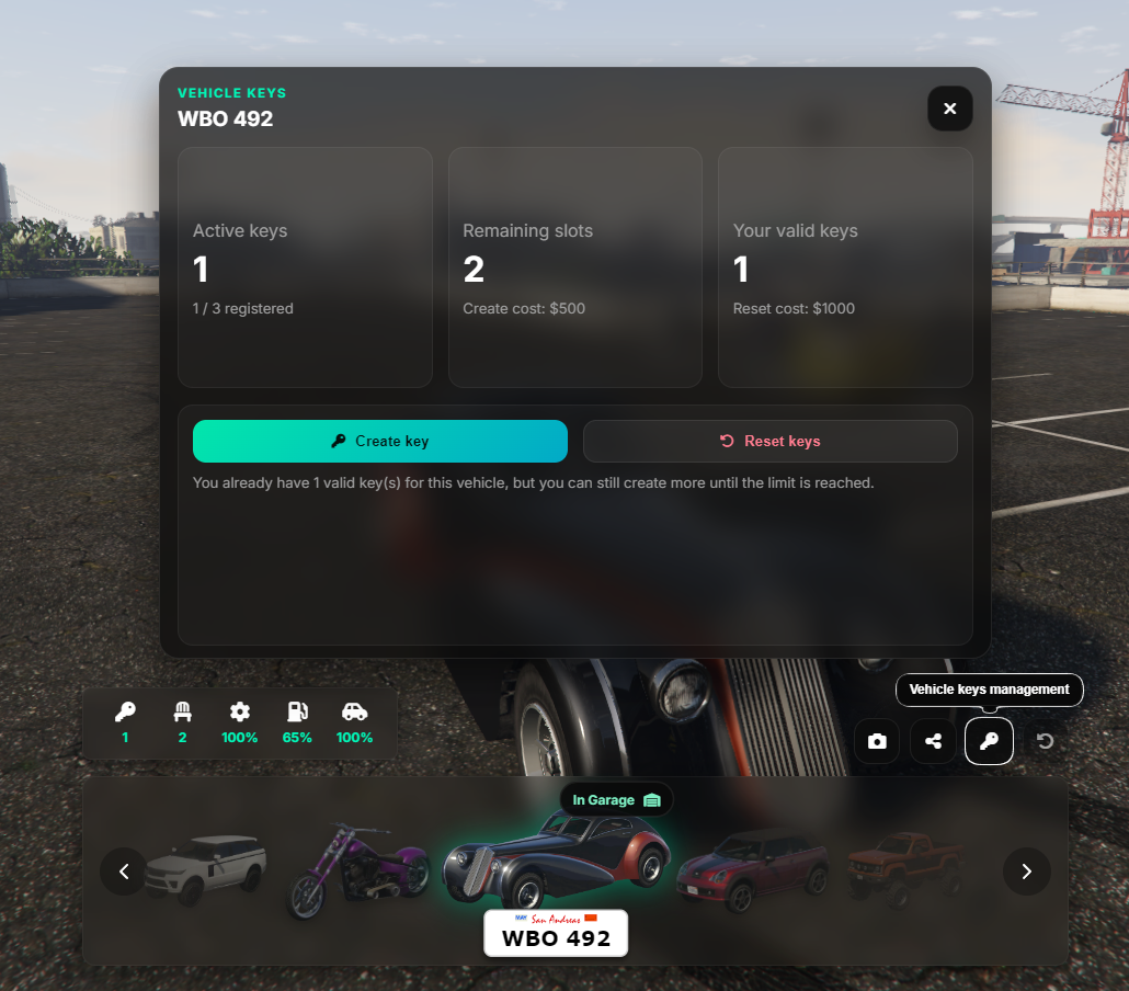 [ESX/QB/QBOX] Advanced Garage System V2