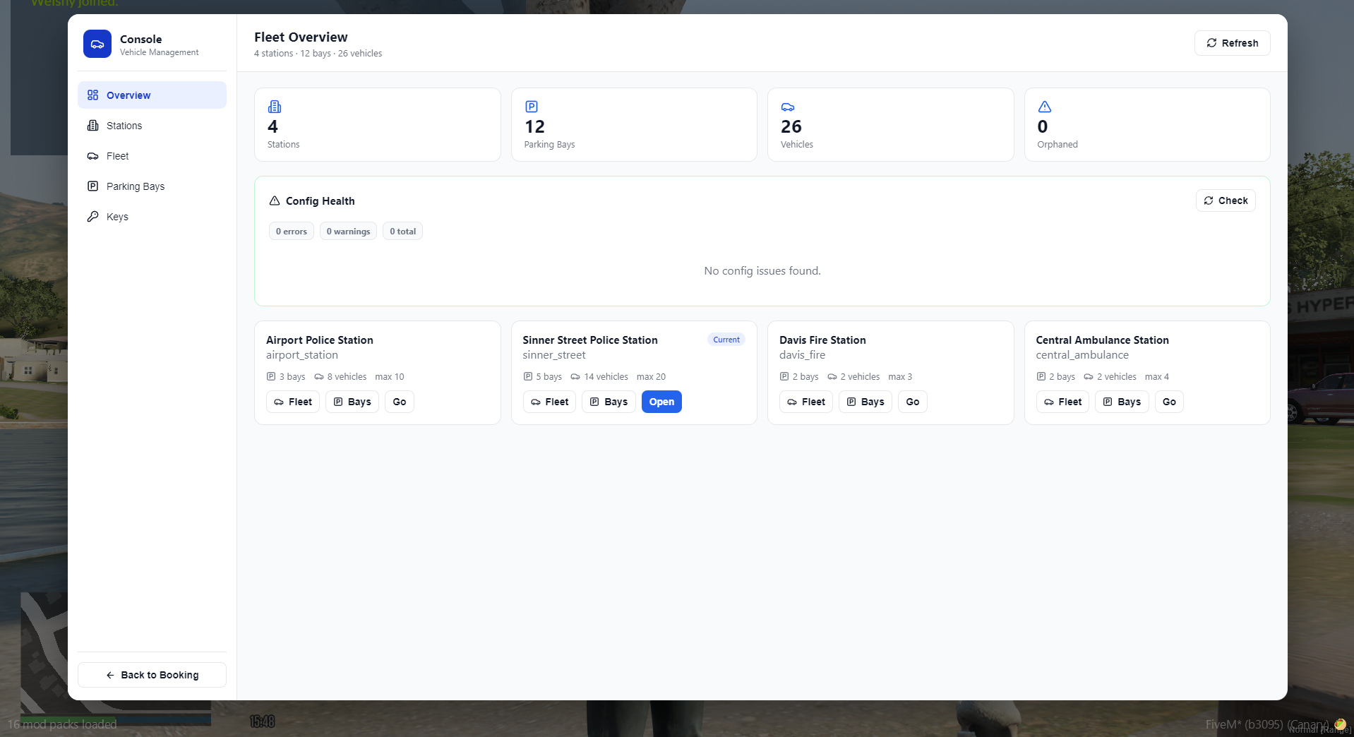 WS Vehicle Booking