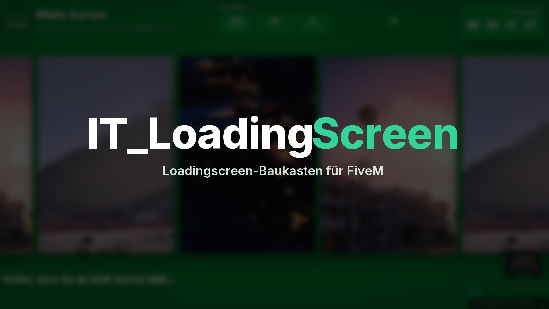 [Script][ESX & QB] IT_Loadingscreen | Baue dir dein Loadingscreen selber zusammen